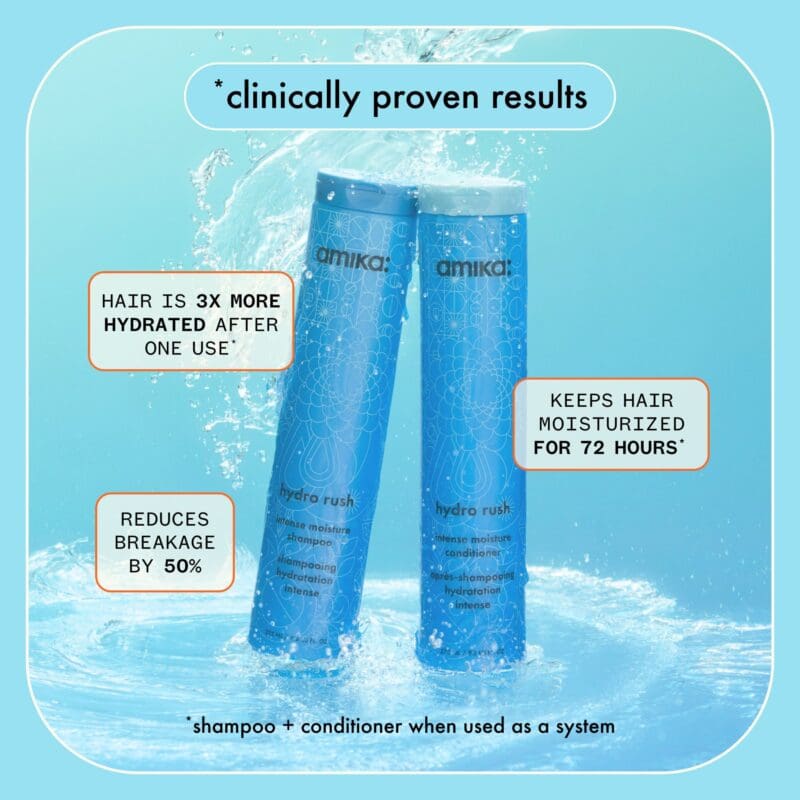 Amika Hydro Rush Shampoo - Image 2