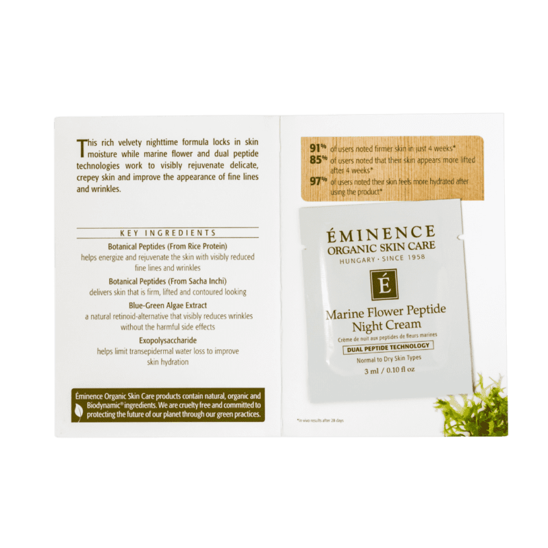 Eminence Marine Flower Peptide Night Cream - Image 2