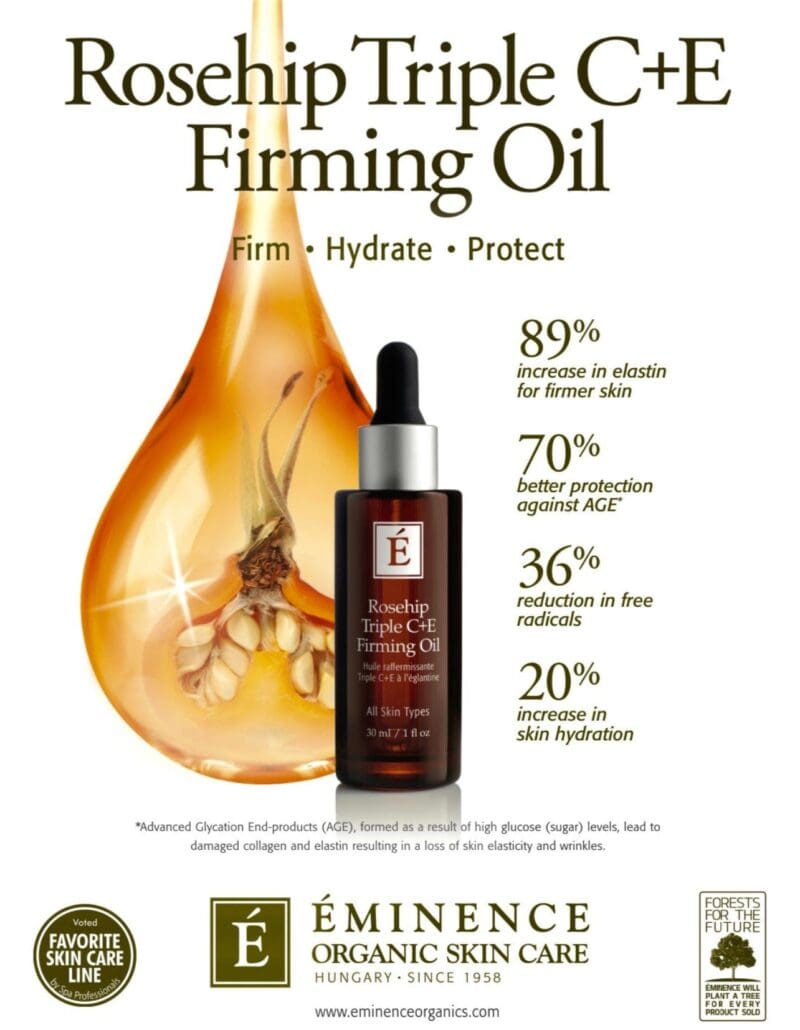Eminence Rosehip Triple C & E Firming Oil